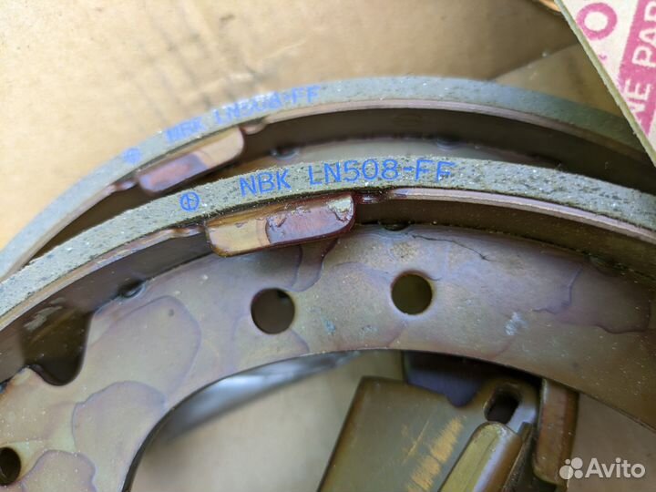 Колодки тормозные nbk ln508-ff toyota