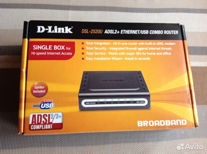 Модем D-link DSL-2520U