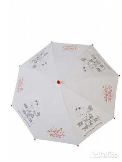 Зонтик детский - раскраска
