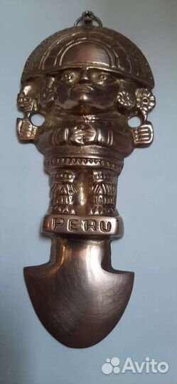 Туми перуанский ритуальный топорик