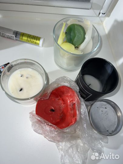 Соевый воск для свечей набор