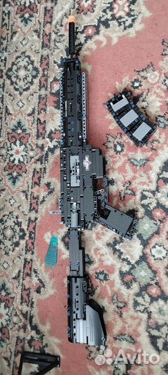 Автомат из Лего CaDa C81005, резинкострел