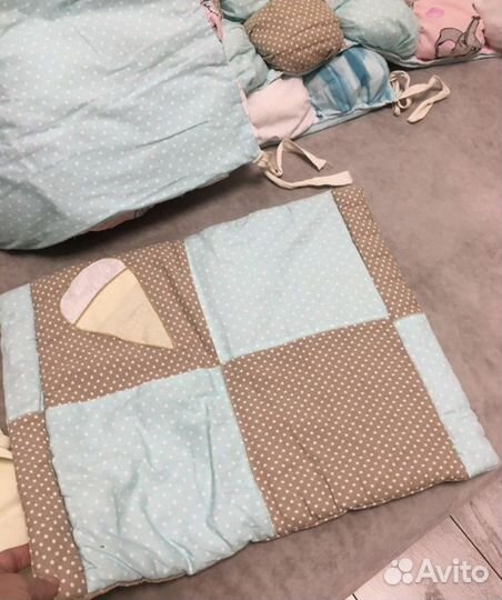 Бортики на детскую кроватку