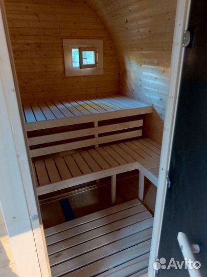 Баня бочка викинг 5 м (3 секции) Скопин