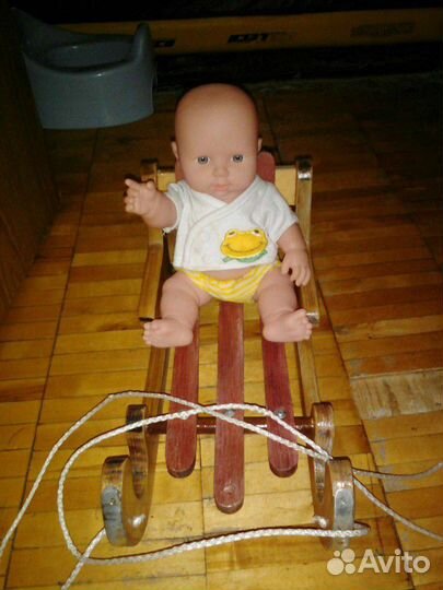 Санки для кукол