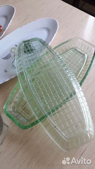 Посуда ссср,селедочницы. Чайный сервиз Вербилки