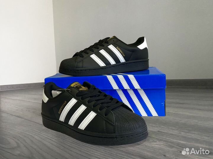 Adidas Superstar Black White