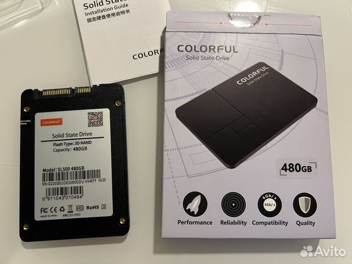 SSD диск Colorful SL500 480GB