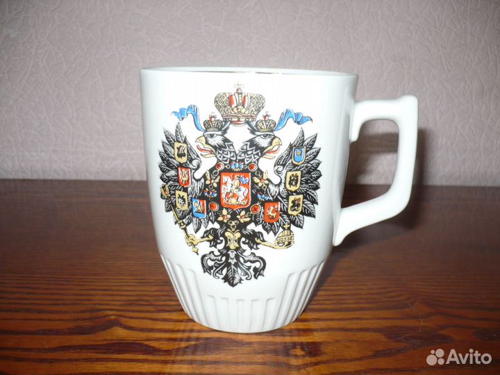 Бокал Герб Росс.империи и Фужеры свадеб.хрусталь