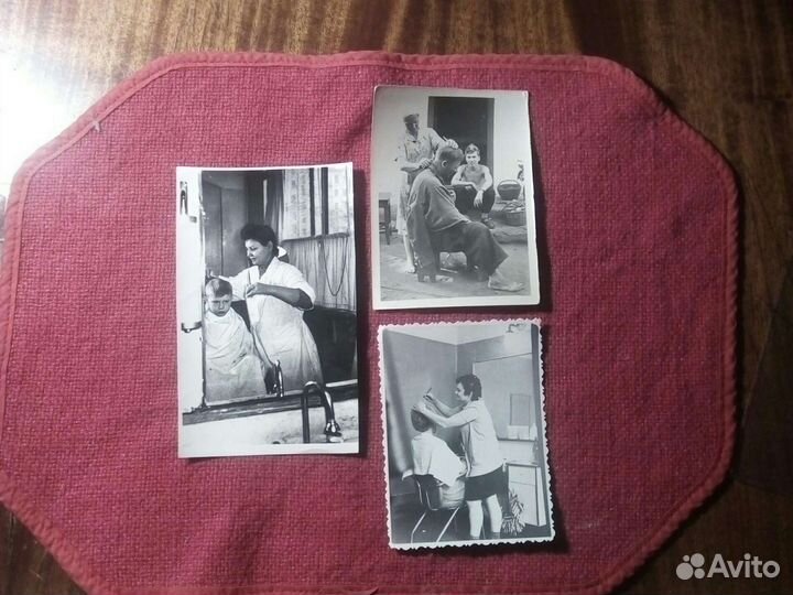 Фото /парикмахер/ СССР 3 штуки