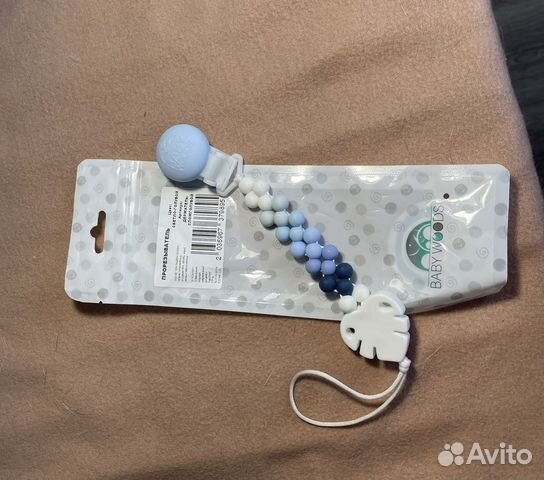 Держатель для соски - грузнок Baby Woods