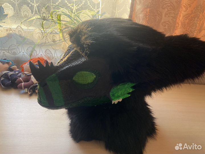 Маска раптора фурри