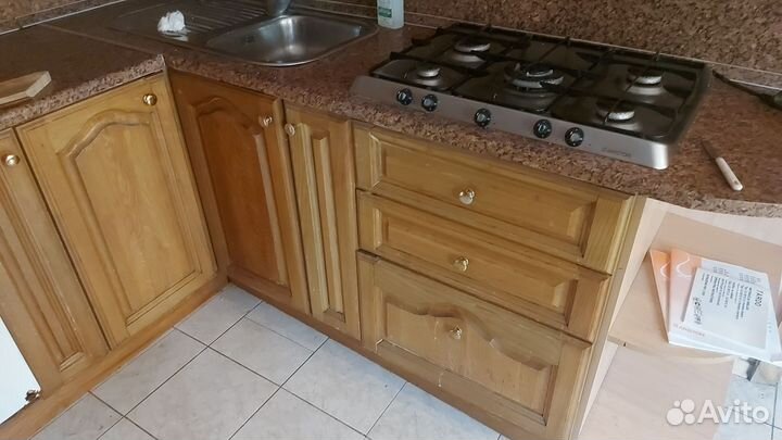 Кухня из массива дерева