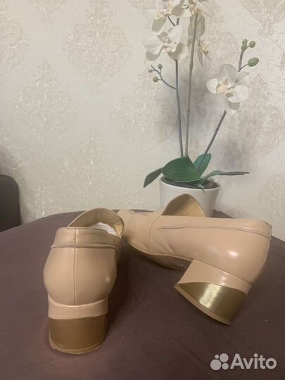 Лоферы женские 38 размер натуральная кожа