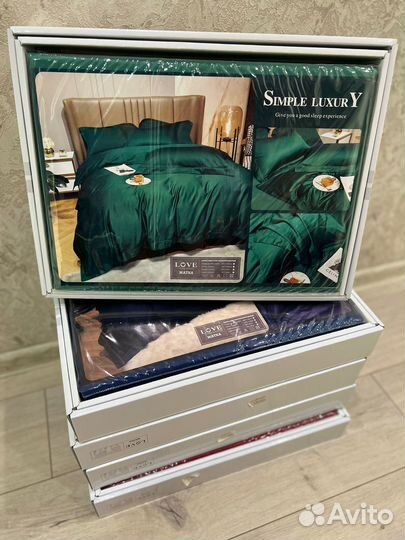 Постельное белье сатин евро