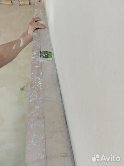 Штукатурка стен по маякам механическая