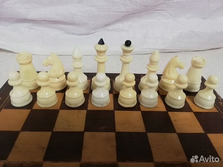 Шахматы СССР пластик Редкие