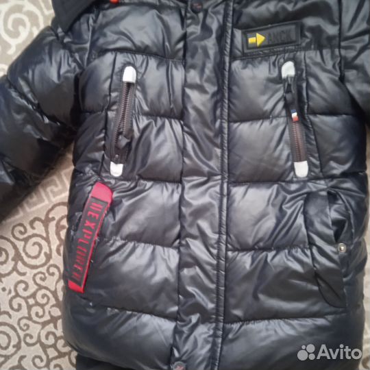 Зимний костюм на мальчика рост 116