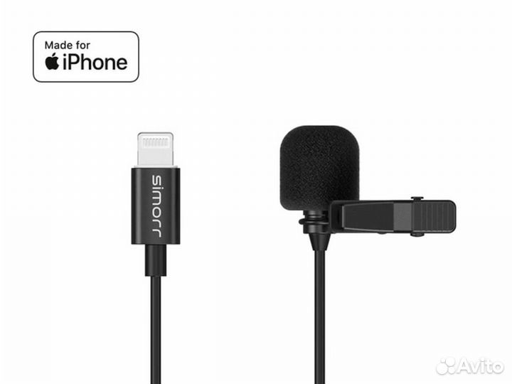 Микрофон петличный SmallRig Simorr L3 для iPhone