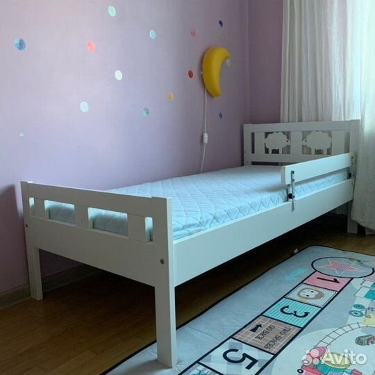 Детская кровать IKEA с барашками