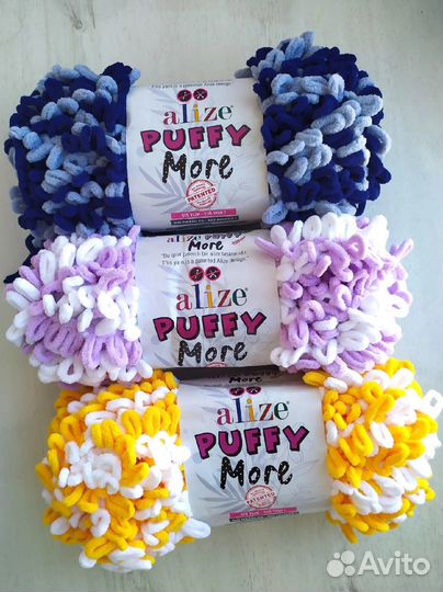 Пряжа alize puffy more