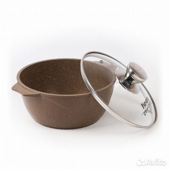 Кастрюля 4 л с антипригарным покрытием