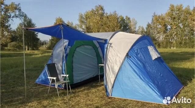 Палатка двухкомнатная 4-х местная