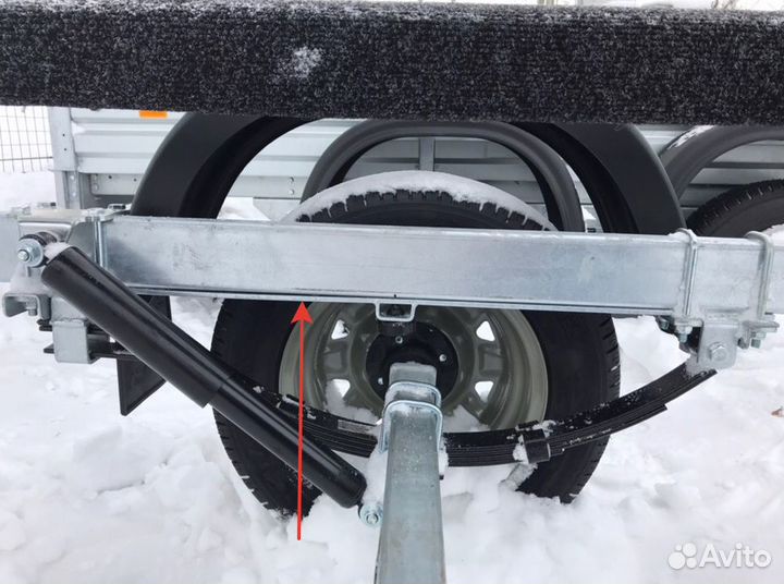 Опора (подрамник) лодочного прицепа мзса 81771А