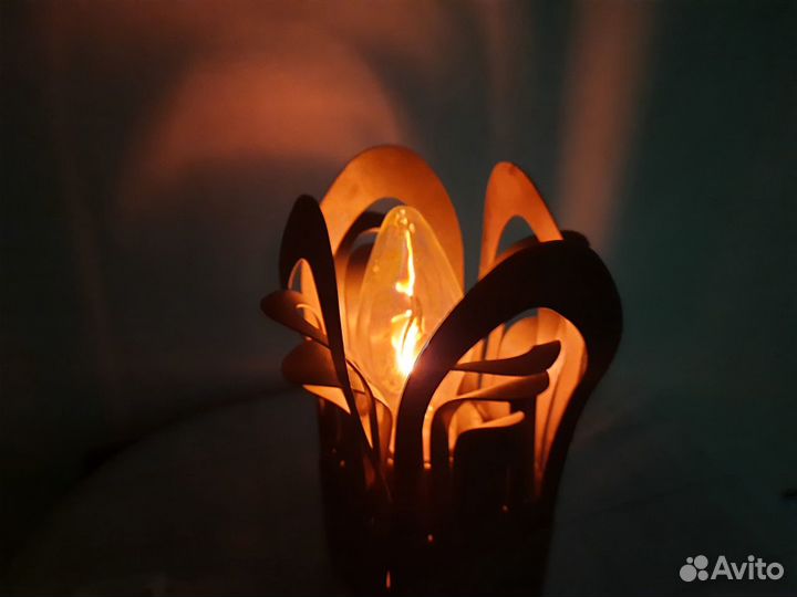 Лампа настольная ночник с мерцающей лампой СССР