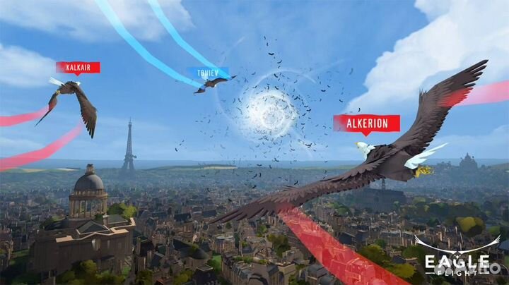 PS4 VR диск Eagle Flight,абсолютно новый,запечатан