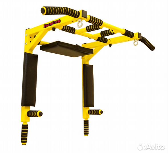 Турник 3в1 40х40 Premium Желтый