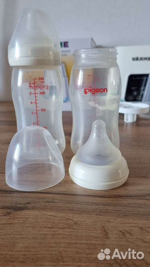 Подогреватель для бутылочек, бутылочки Pigeon