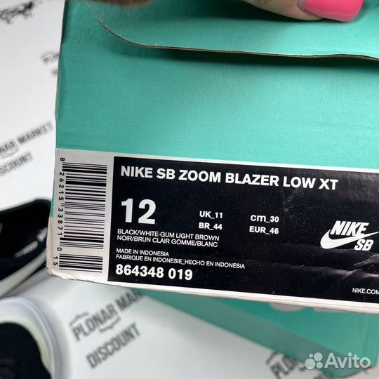 Оригинал 46 eu Nike sb zoom blazer low xt