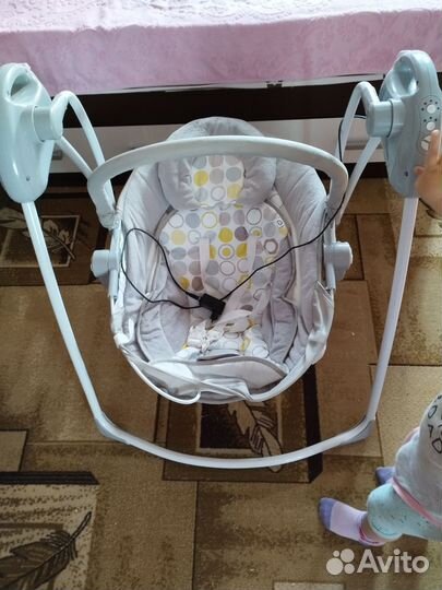 Детские электронные качели для новорожденных