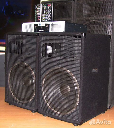 Колонки Eminence 1301W 2ш т Pro BD-38sm+AMP+Mixer