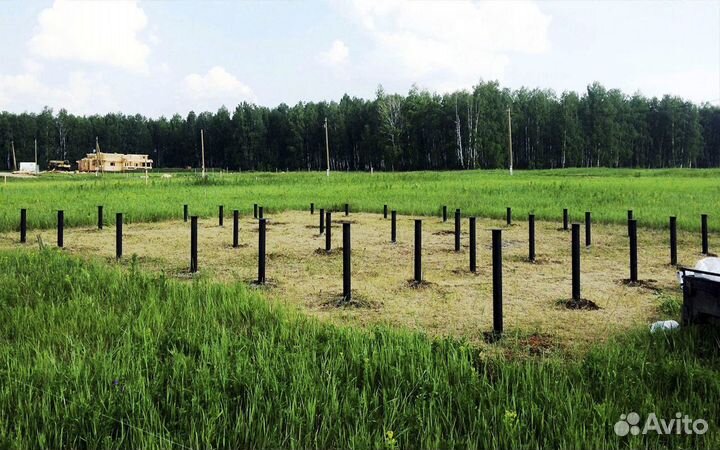 Винтовые сваи d76мм 1500мм (3,5мм)