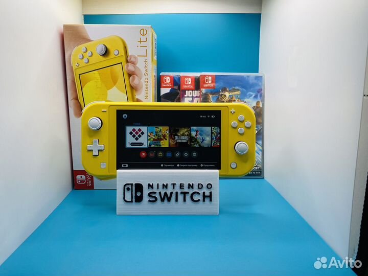 Nintendo switch lite 32/128GB желтая