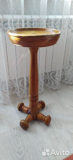 Подставка для цветов напольная деревянная