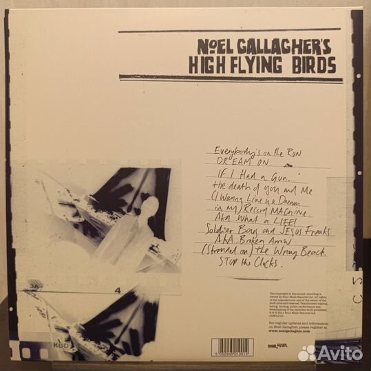 Noel Gallagher's High Flying Birds, винил