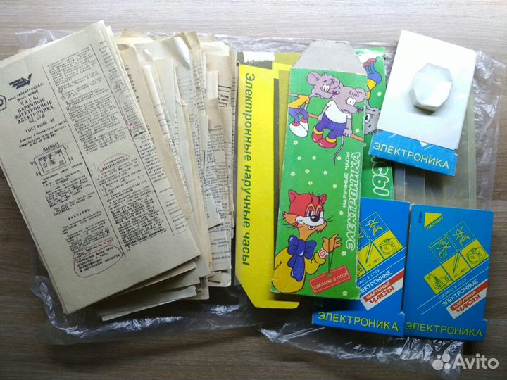 Часы Электроника 52, 52В, 58, 64А, 5