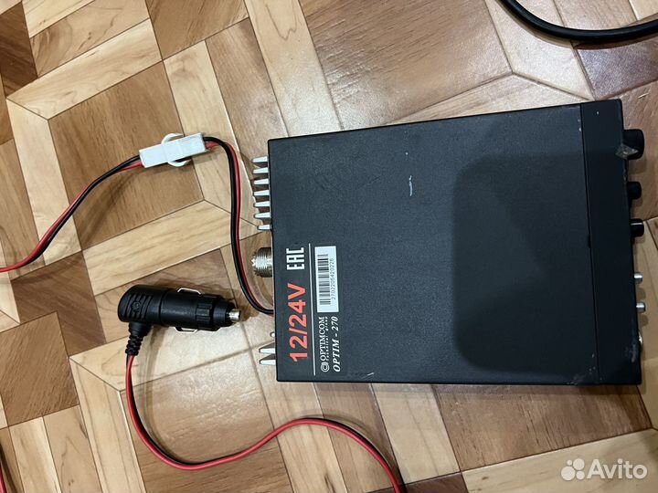 Автомобильная рация и антенна на магните