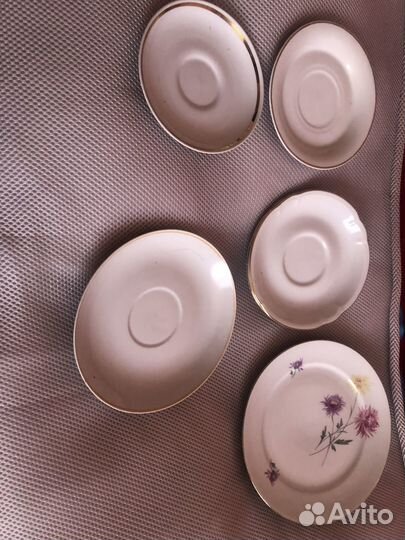 Тарелки гдр и блюдца