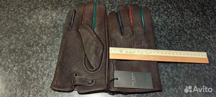 Мужские кожаные перчатки Ted Baker