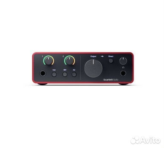 Звуковая карта Focusrite Scarlett Solo 4rd gen для