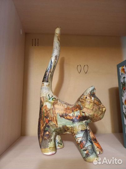 Статуэтка кошки 34 см