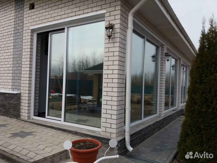 Ремонт окон, стеклопакет Однокамерный RAL6440