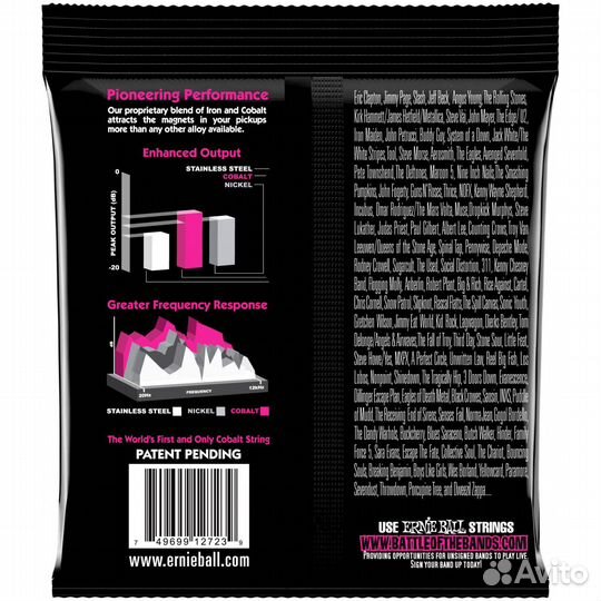 Ernie ball 2723 cobalt slinky super 9-42