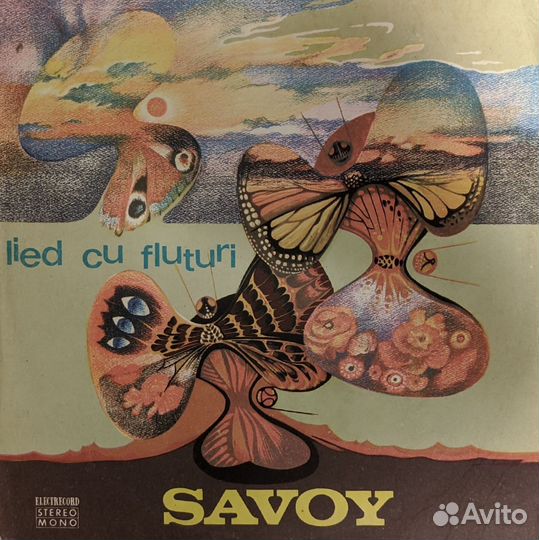 Пластинка Savoy lied cu fluturi