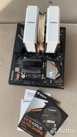 Комплект ryzen 7 5700g + x470 Gigabyte Aorus Ultra