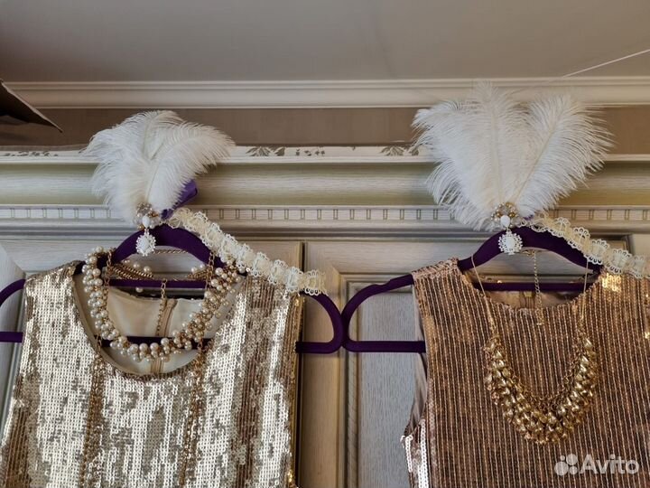 Тика/тиара в стиле Гэтсби мама/дочка